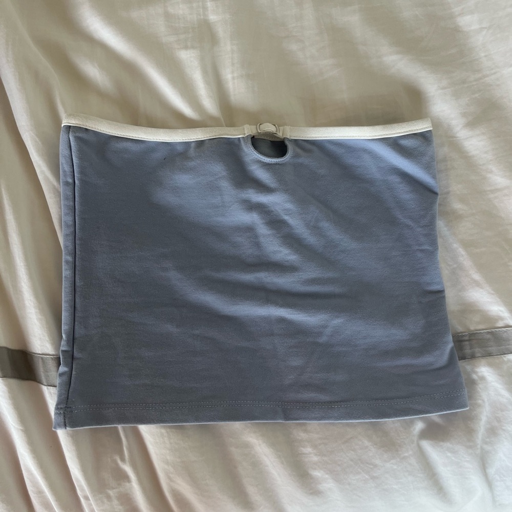 Small Edikted Blue Strapless Too